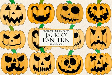 Jack O Lantern Face Clipart Scary Jack O Lantern Halloween Pumpkin