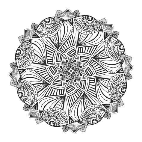 Free Mandala Adult Coloring Pages