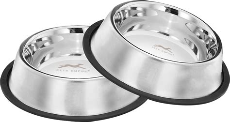 Pets Empire Stainless Steel Dog Bowl, Dog Food Bowl, Dog Feeding Bowl ...