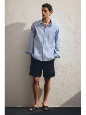 Buy H&M Blue Regular Fit Canvas Shorts (XS) Online