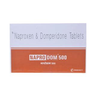 Naprodom 500mg Strip Of 10 Tablets: Uses, Side Effects, Price & Dosage ...