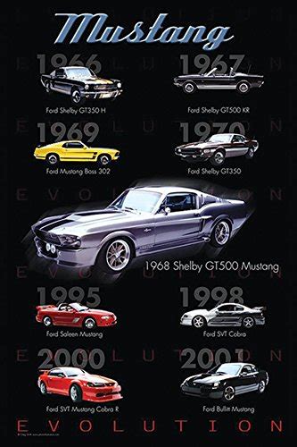 Beyond The Wall Ford Mustang Evolution American Muscle Sports Car ...