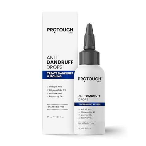 PROTOUCH Anti Dandruff Drops (Serum) - Niacinamide, 0.5% Salicylic Acid ...