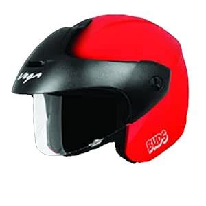 Vega Buds Junior V-BUD-002 Open Face Helmet (Kids, Red, M) : Amazon.in ...