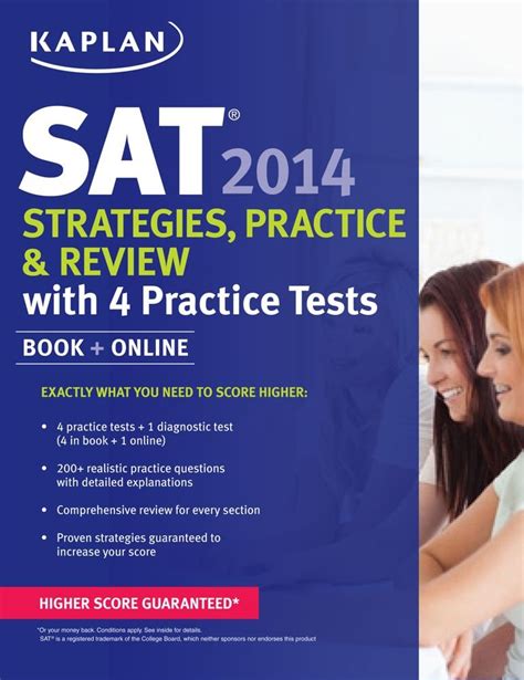 Kaplan SAT 2014 Strategies, Practice, and Review with 4 Practice Tests ...