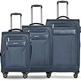Buy Nasher Miles Toledo Expander Soft-Sided Polyester Luggage Set of 3 ...