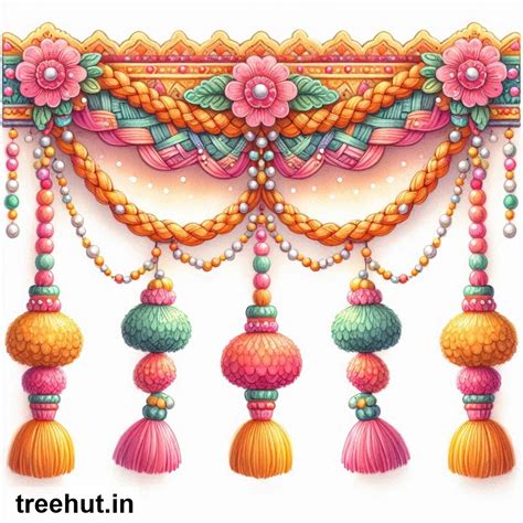Free Colorful Toran Accent Cutout for Wall Hanging Decoration ...
