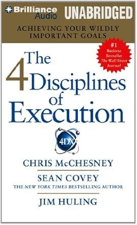The 4 Disciplines of Execution: Library Edition : Mcchesney, Chris ...