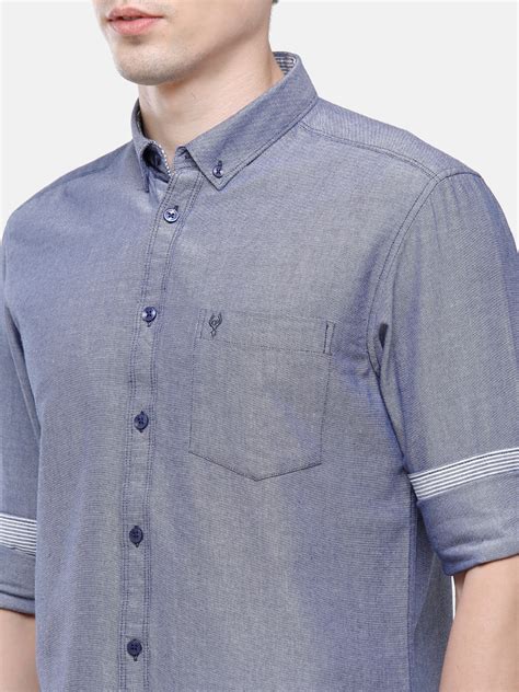 Classic Polo Men's Cotton Navy Solid Full Sleeve Shirt - Enzo-Navy-Fs ...