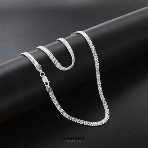 20" Handmade 925 Sterling Silver Unisex Excellent Neck Chain – Karizma ...