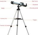 FotoCart Powerful 60AZ Refractor Beginner Telescope F70060 Refracting ...