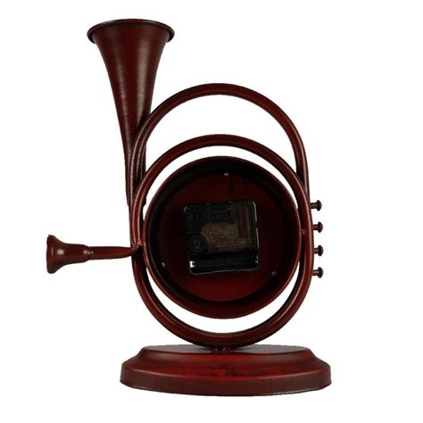 Table Clock - Trumpet