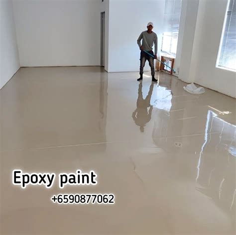 Epoxy painting/toilet floor epoxy/epoxy kitchen floor/self Leveling ...