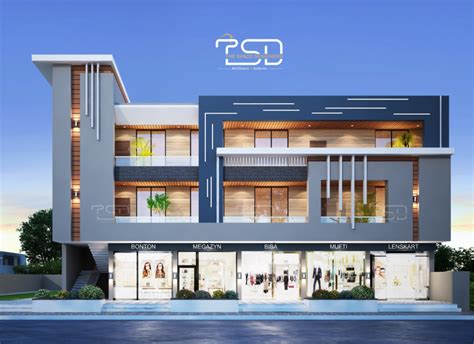 3D Commercial Building Design 的图像结果