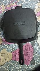 Buy Wonderchef Forza Cast-Iron 26 cm Grill Pan, Pre-Seasoned Cookware ...