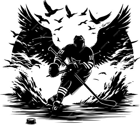 Hockey Black and White 的图像结果