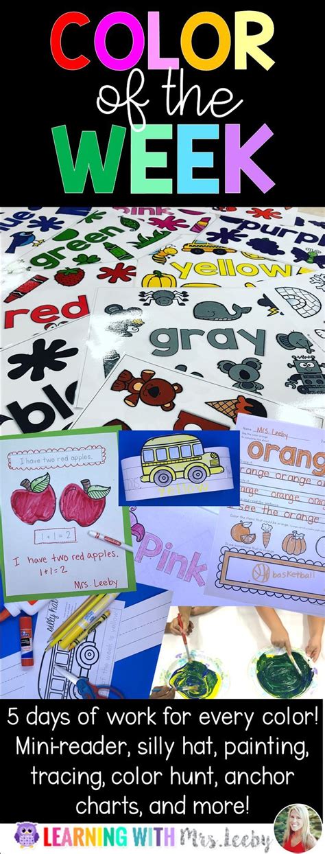 Image result for Color Week Activities