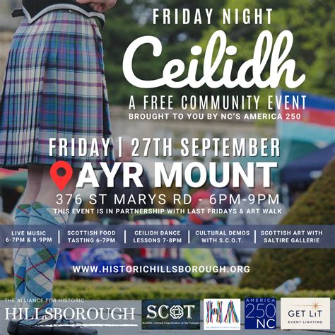 Friday Night Ceilidh | Visit Hillsborough, NC