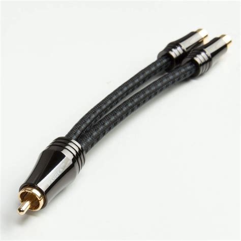 Pangea Xtreme Flexible Y Adapter RCA Interconnect — The Audio Co.