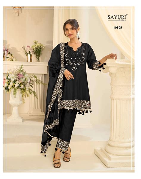 SAYURI DESIGNER MIRROR COLLECTION SILK HEAVY EMBROIDERD DESIGNER ...