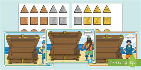 👉 Pirate Treasure Sorting Activity