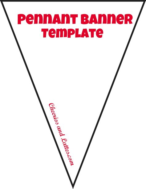 Pennant Template Printable - Printable Calendars AT A GLANCE