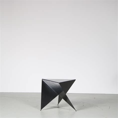 Triangle Side Table by Ronald Willemsen for Metaform, Netherlands, 1980 ...