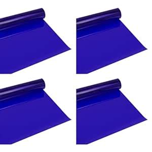 Selens Blue Color Correction Gel 16x20 Inches 4 Pieces 1/4 CTB Colored ...