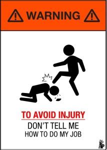 Avoid Injury - Poster Paper Print - Humor, Educational, Educational ...