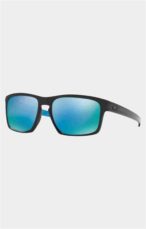 Oakley Polished Black Rectangle Sunglasses