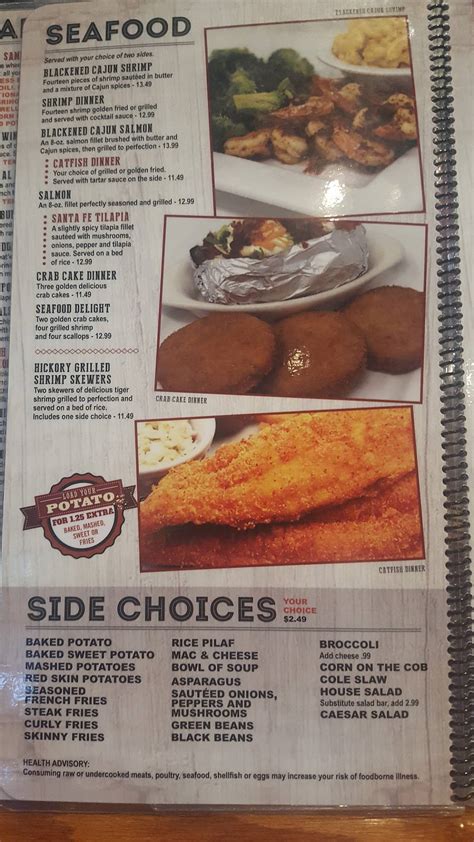 Menu at Black Stallion Steak House Restaurant, Monticello