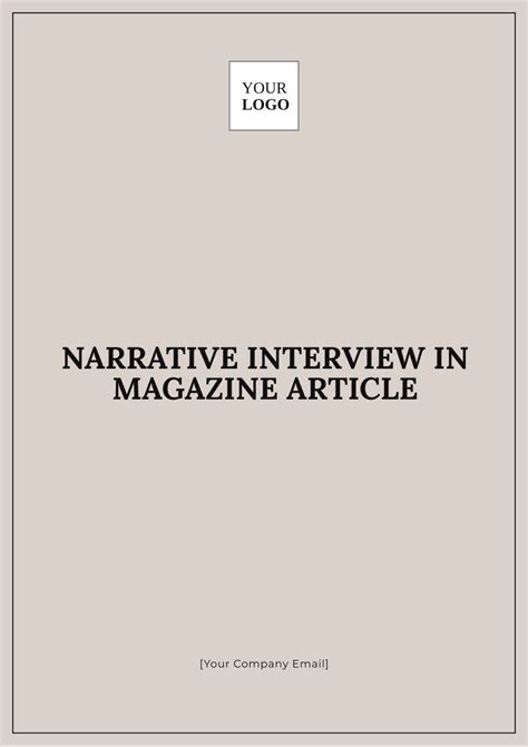 Image result for Magazine Interview Format