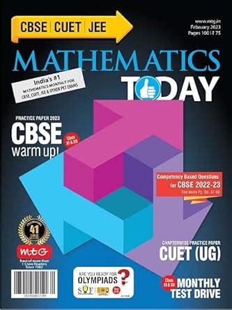 Mathematics Today February-2023 eBook : MTG Editorial Board: Amazon.in ...
