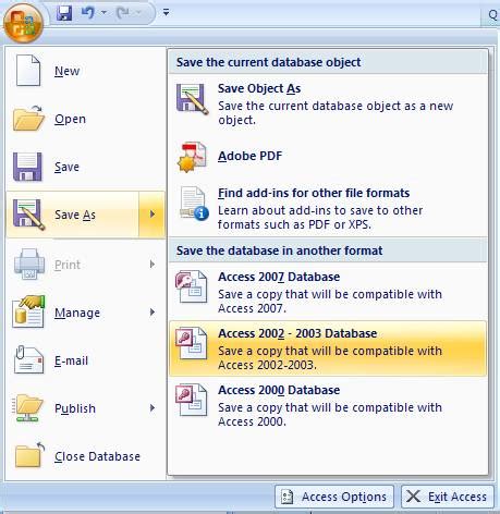 Microsoft Access 2003 | Compatibility Database | CodeWeavers