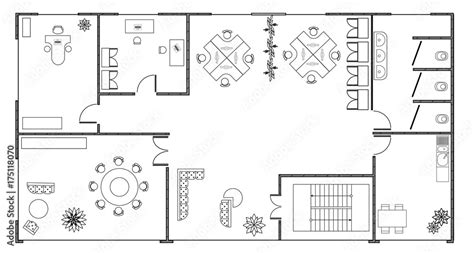 Small Office Interior Design Layout Plan 的图像结果