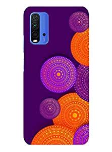 TRUEMAGNET Premium ''Circular Pattern'' with Blue Background Printed ...