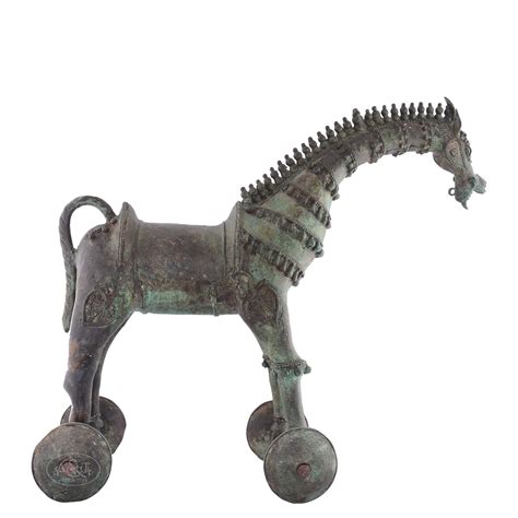 Bronze Tribal Horse on Wheels (Dokra) – RANI ARTS & TEAK