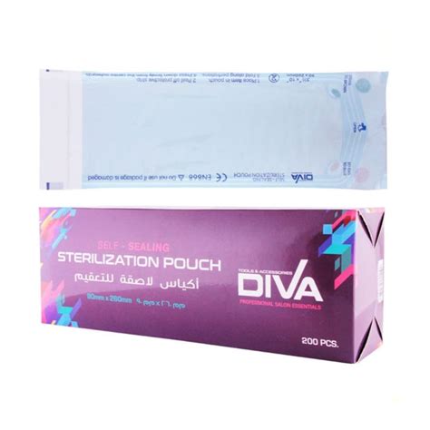 Buy Diva Sterilizing Pouch Self-Sealing 1X200, Steam sterilization ...