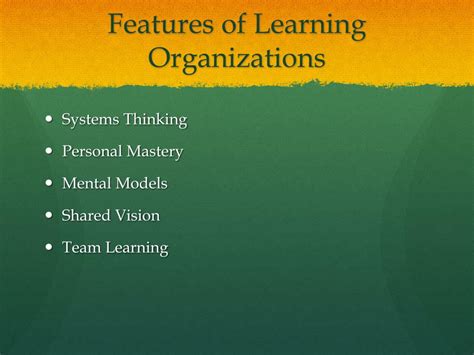 Image result for Key Features of the Learning Organization