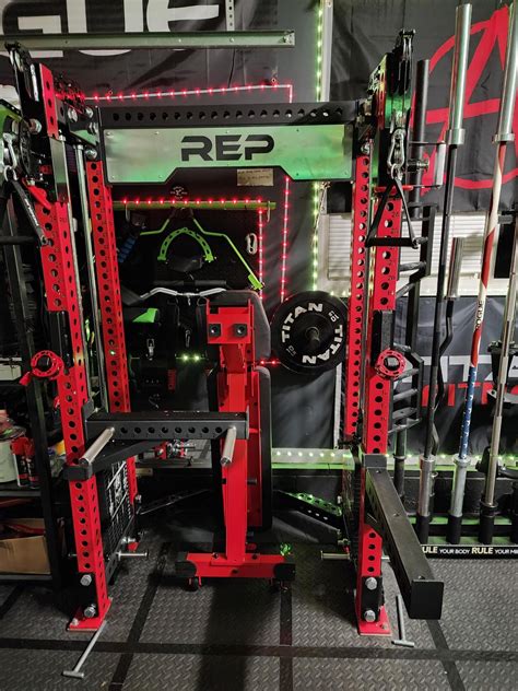 Home Gym is finally maxed out after getting the Rep PR-5000 rack with ...
