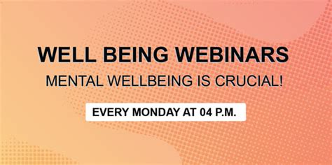 Webinar on Mental Wellbeing, Mental Health, Mental Fitness