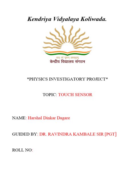 Innovative Science Project Class 12 的图像结果