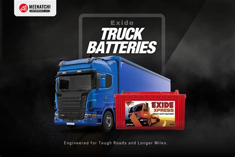 Exide Truck Batteries – Engineered for Tough Roads and Longer Miles..! - Meenatchi Enterprises ...