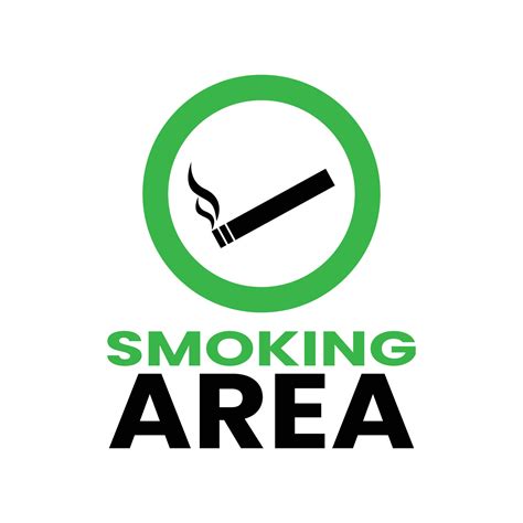 Vector symbol of a smoking area. suitable for use in public places ...