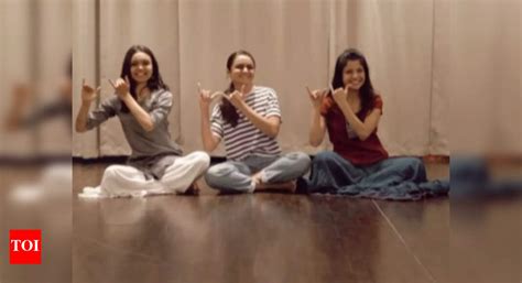 Kinjal Rajpriya enjoys the signature step of her recent release track ...