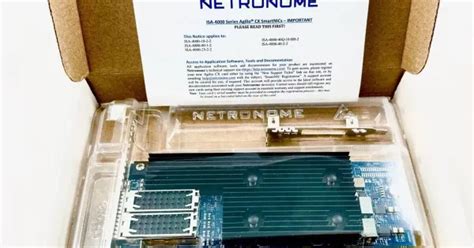 Netronome Agilio CX Dual-Port 40 Gigabit Ethernet SmartNIC