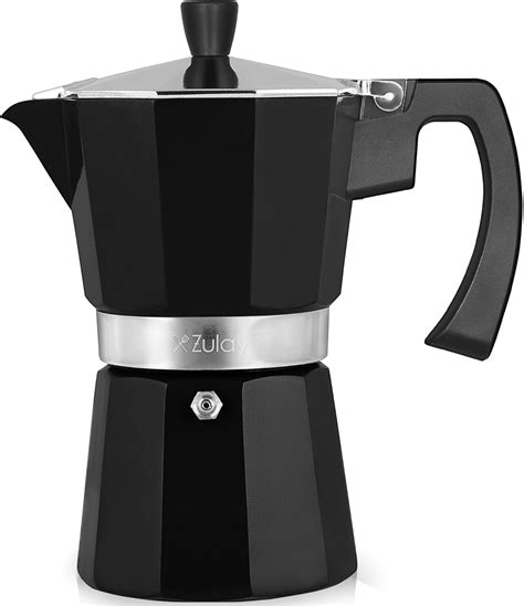 Amazon.com: Zulay Premium Moka Pot Espresso - Leak-Proof Stovetop Espresso Maker - Perfect for ...