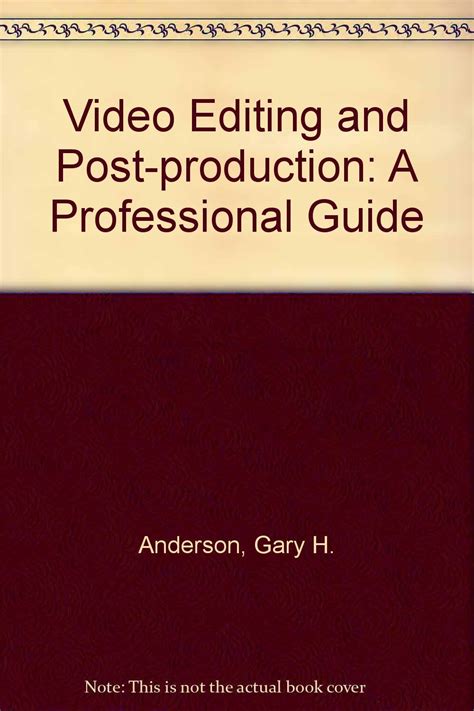 Buy Video Editing and Post-production: A Professional Guide Book Online ...