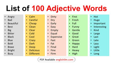 Image result for Adj Examples
