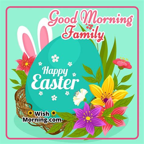 Good Morning & Happy Easter Wishes for a Joyful Day - Wish Morning